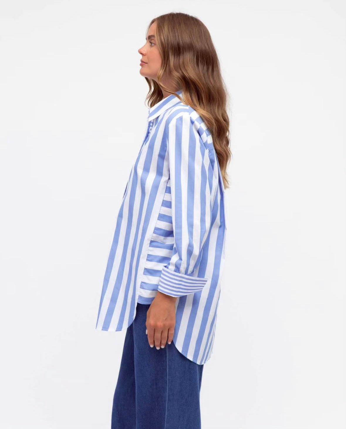 Stripe Shirt (Blue) - Something For Me​​