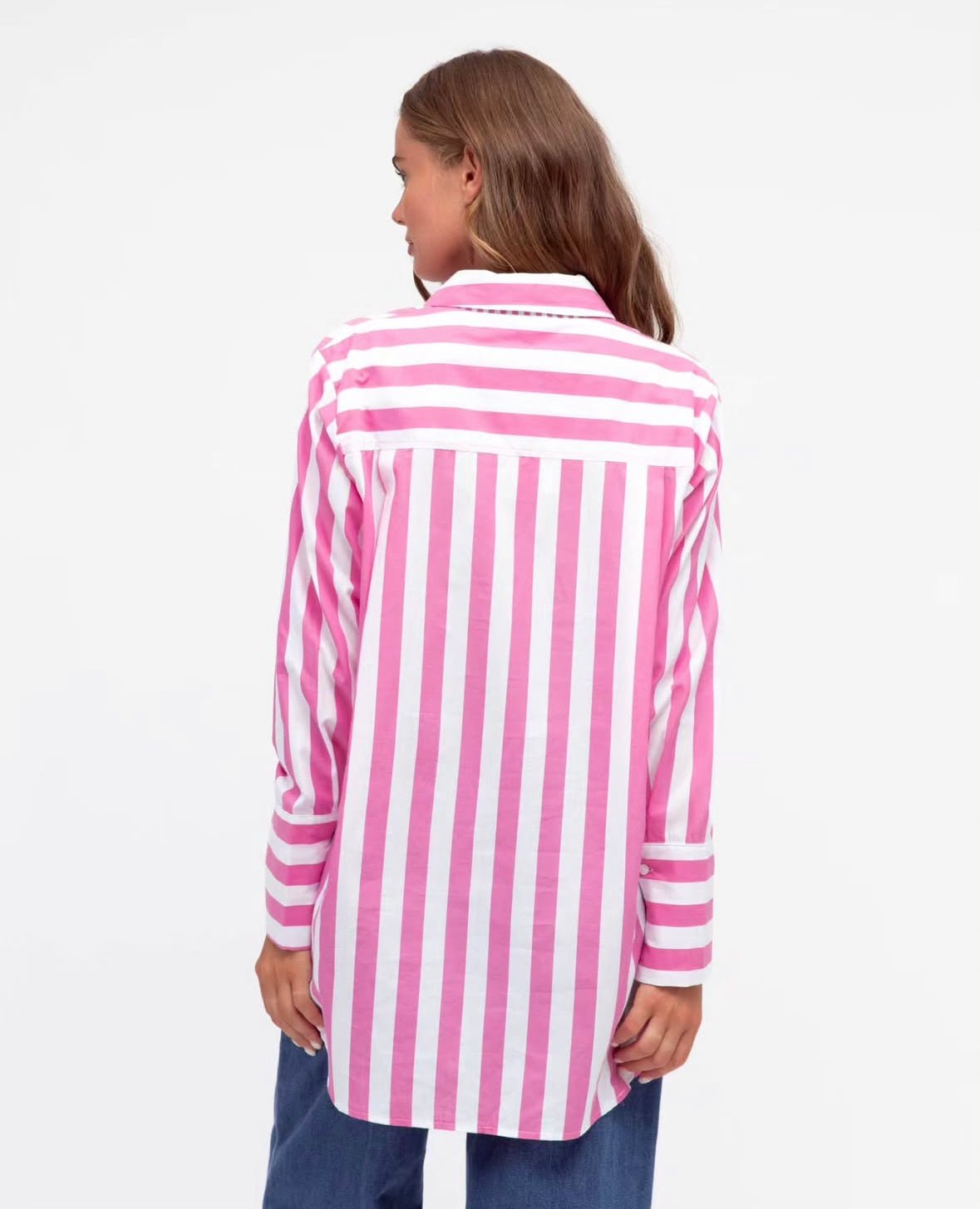 Stripe Shirt (Pink) - Something For Me​​