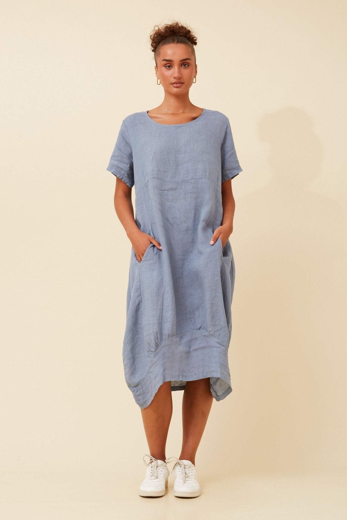 Val Linen Midi Dress - Something For Me​​