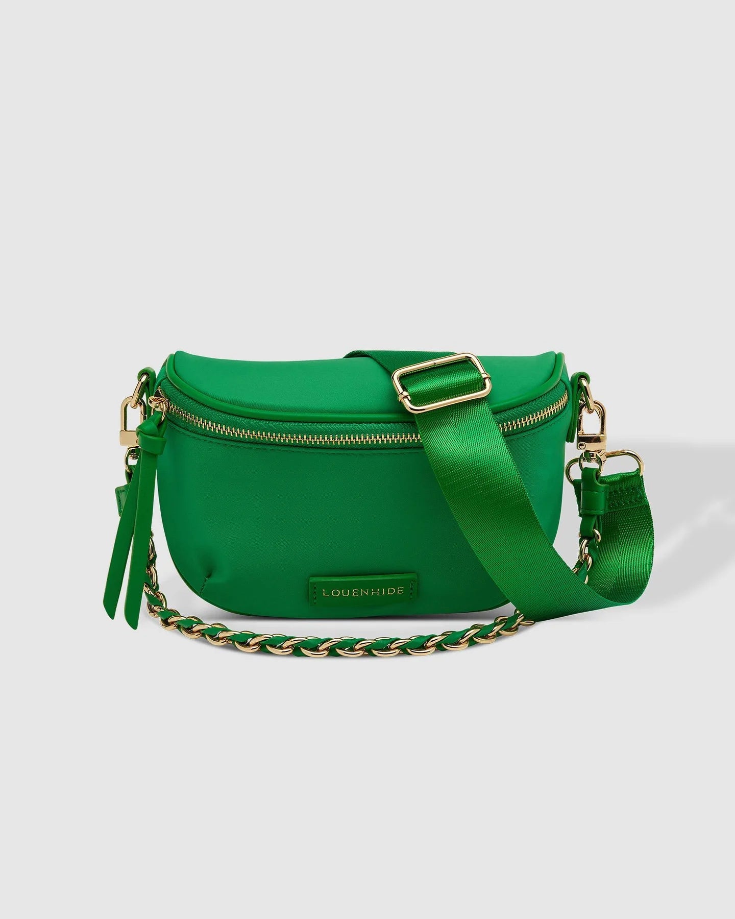 Green nylon crossbody online bag