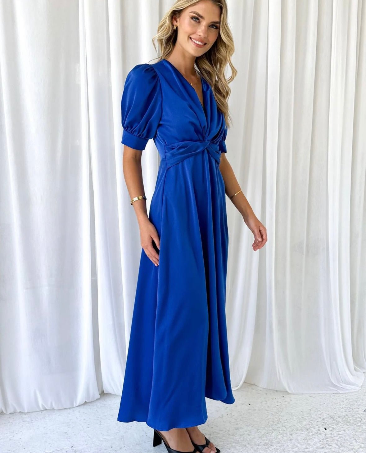 Juanita Dress (Cobalt Blue) - Something For Me | Something For Me